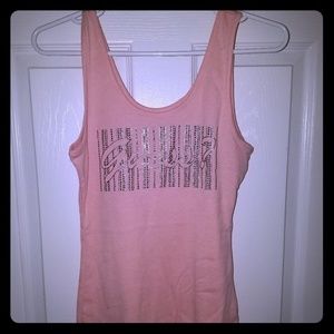 Size medium tank top